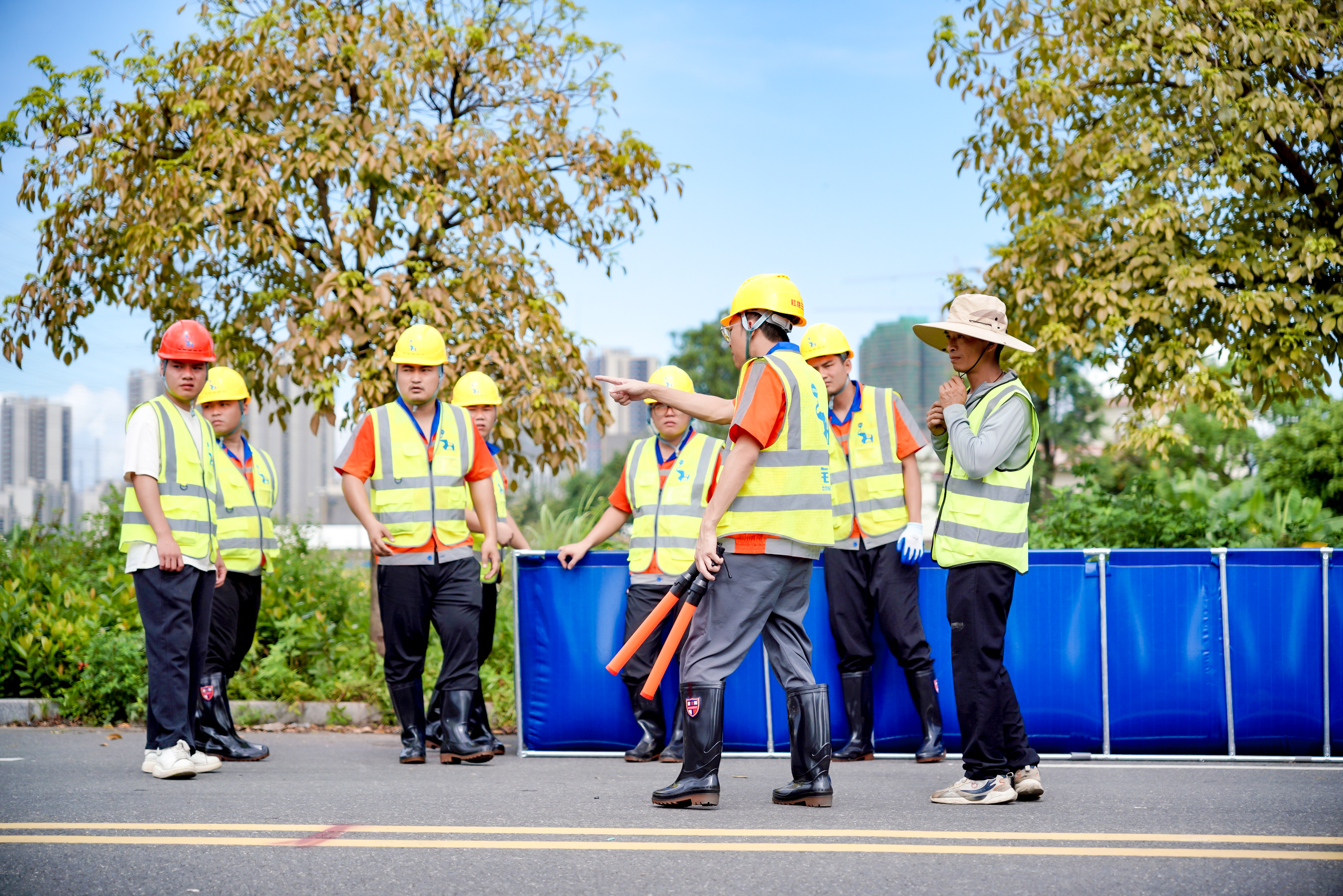 排涝抢险技能竞赛